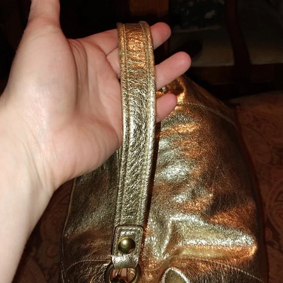 Coach Poppy Jazzy Rare gold Crossbody Bag 20384E Great Condition - Picture 9 of 16